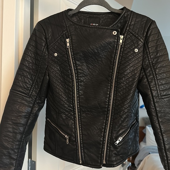 KIIND OF Faux Leather Jacket - Picture 10 of 11